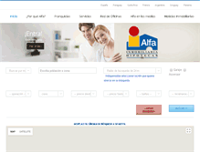 Tablet Screenshot of alfamexico.com